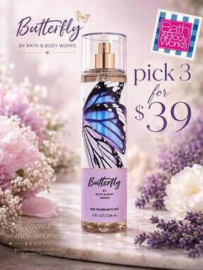 Bath And Body Works Butterfly - NEW!